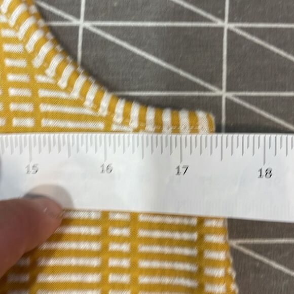 W5 Summer Yellow Top Made in USA M - Picture 8 of 9